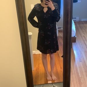 Never worn/perfect condition Dex S/M Long-Sleeved Navy Dress
